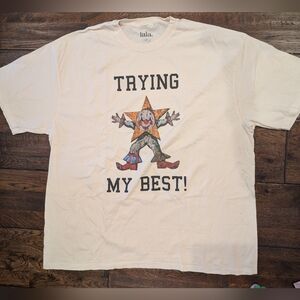 New Never Worn Dressed In LALA Graphic Tee (L/XL)